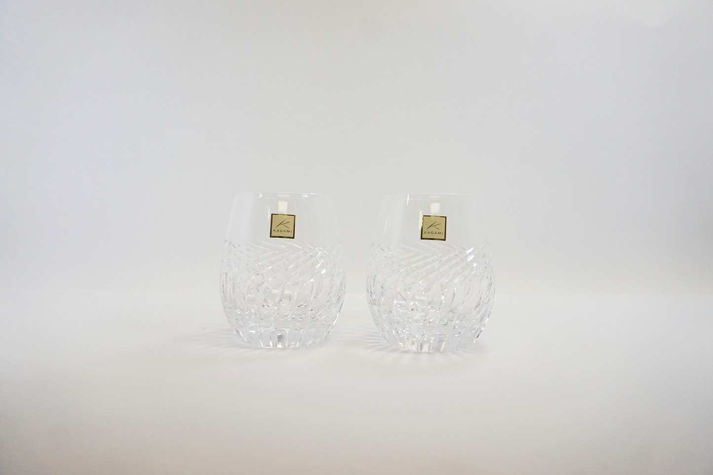 A pair of Whiskey Glasses - Barley Field